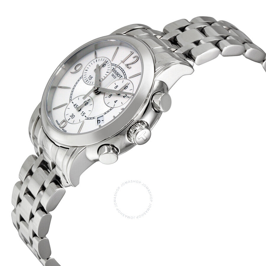 Tissot Dressport Chronograph Silver Dial Ladies Sports Watch - The Watches Men & Co #2