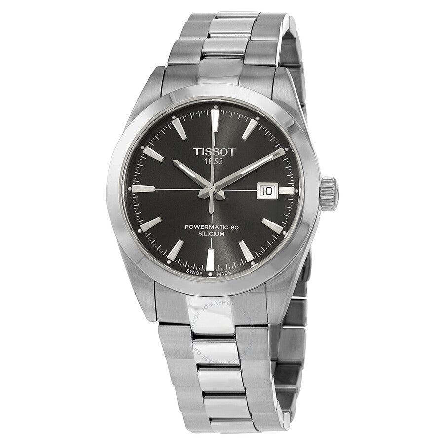 Tissot Gentleman Powermatic 80 Silicium Automatic Chronometer Anthracite Dial Men's Watch T127.407.11.061.01 - The Watches Men & Co