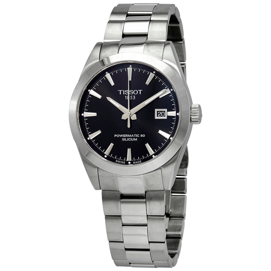 Tissot Gentleman Powermatic 80 Automatic Black Dial Watch T127.407.11.051.00 - Dawson Watches