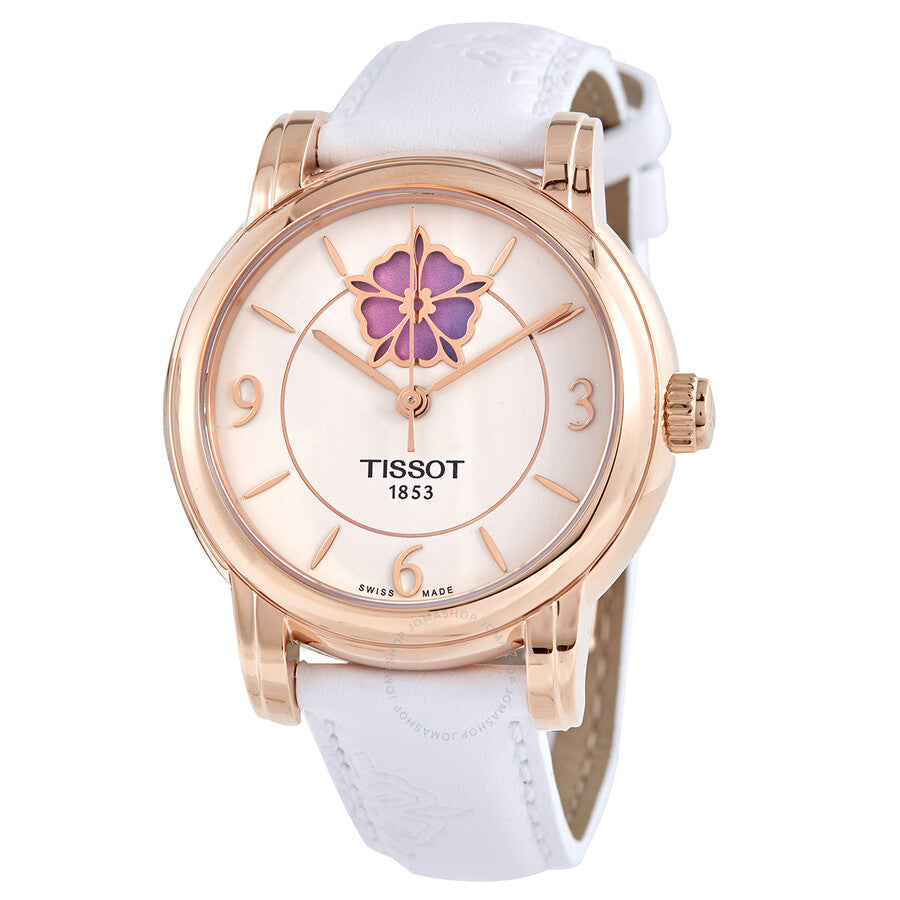 Tissot Lady Heart Automatic White Dial Ladies Watch T050.207.37.017.05 - Dawson Watches