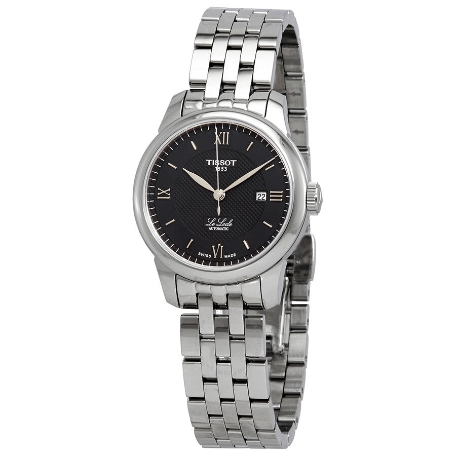 Tissot Le Locle Automatic Black Dial Ladies Watch T006.207.11.058.00 - Dawson Watches