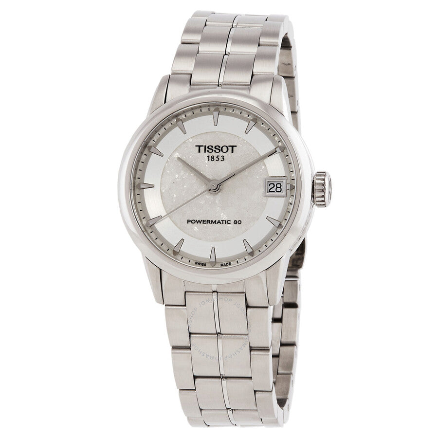 Tissot Luxury Powermatic 80 Silver Dial Ladies Watch T086.207.11.031.10 - Dawson Watches
