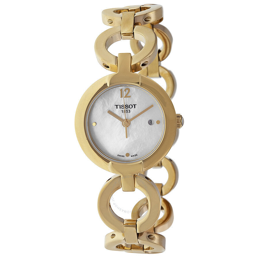 Tissot Pinky Mother of Pearl Dial Ladies Watch T0842103311700 - The Watches Men & Co