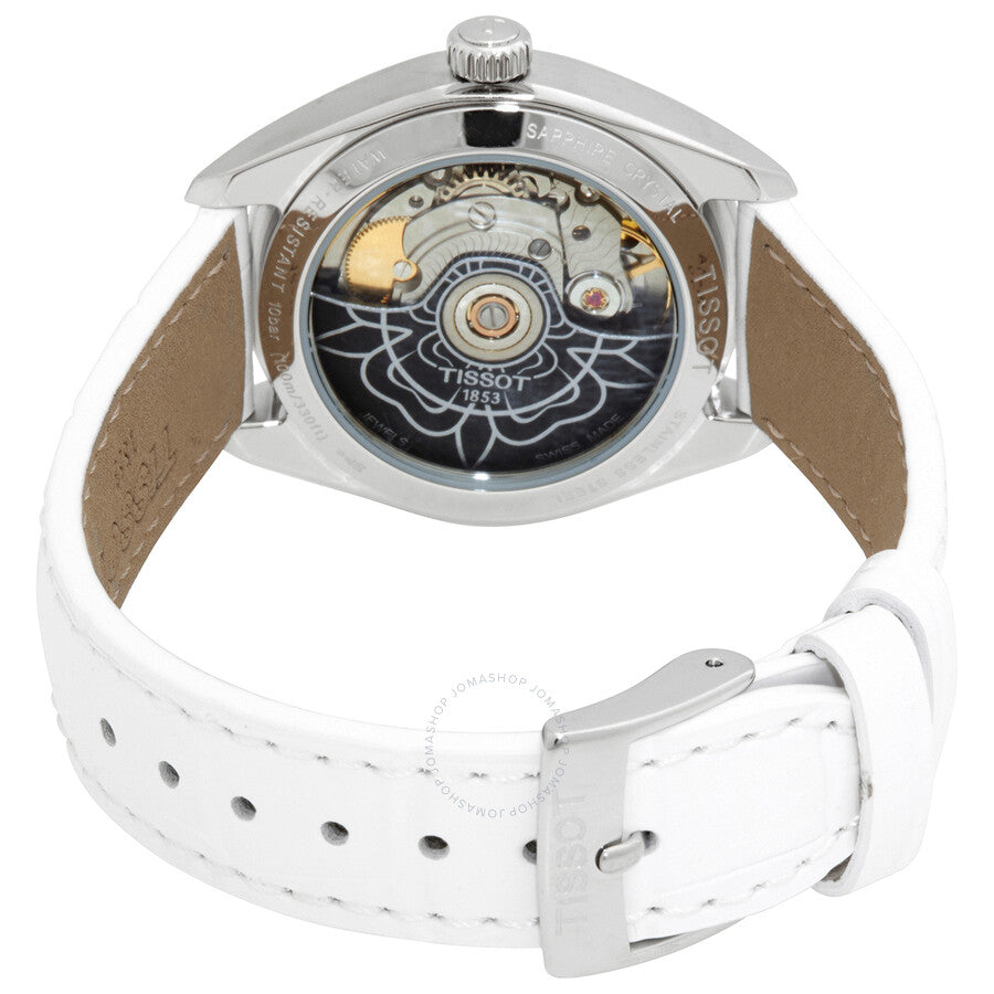 Tissot PR 100 Automatic Diamond White Mother of Pearl Dial Ladies Watch T101.207.16.116.01 - The Watches Men & Co #3