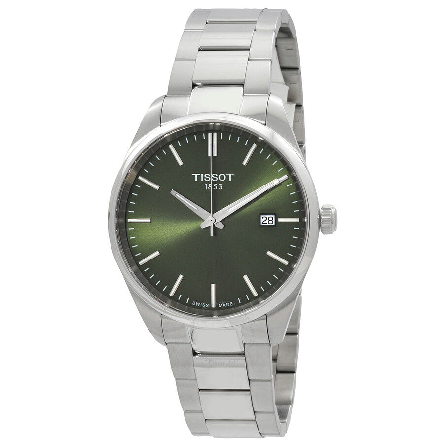 Tissot PR 100 Quartz Green Dial Men's Watch T1504101109100 - The Watches Men & Co