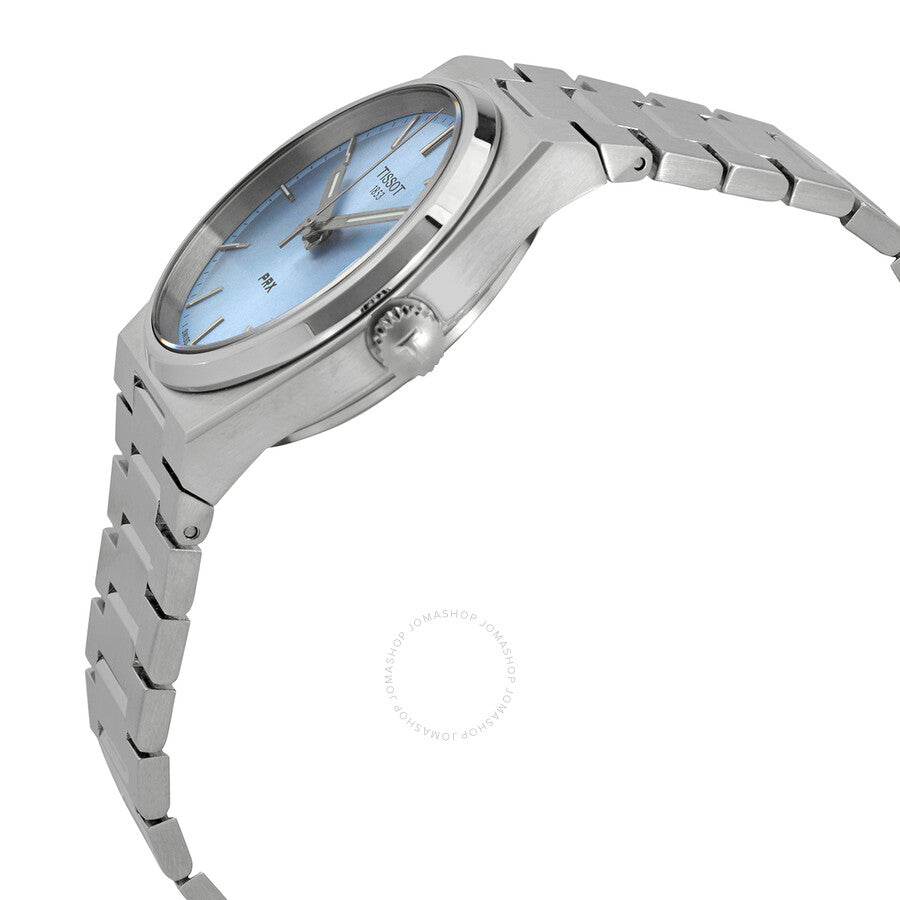 Tissot PRX 35 Quartz Blue Dial Ladies Watch T1372101135100 - The Watches Men & Co #2