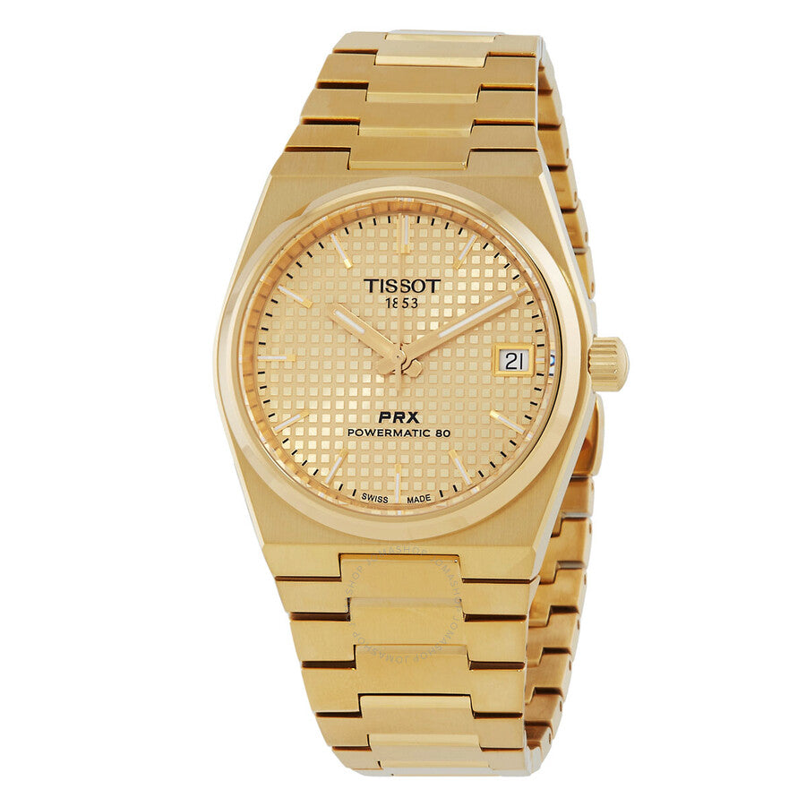 Tissot PRX Powermatic 80 Automatic Champagne Dial Ladies Watch T1372073302100 - Dawson Watches