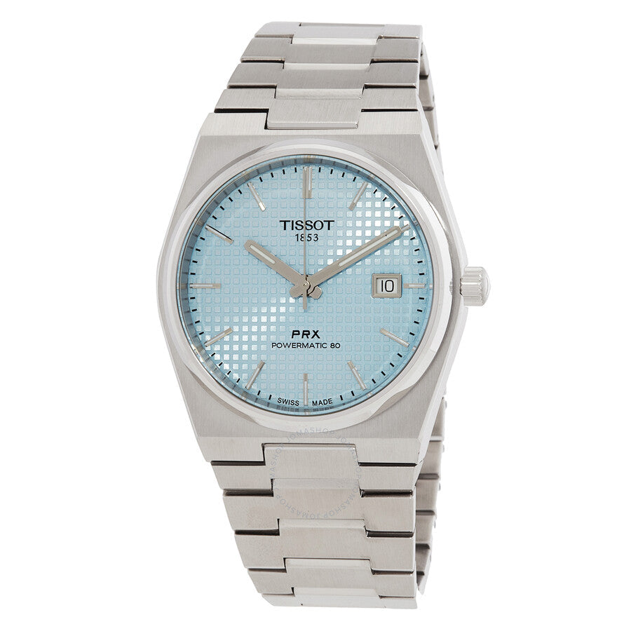 Tissot PRX Powermatic 80 Automatic Ice Blue Dial Men's Watch T137.407.11.351.00 - Dawson Watches