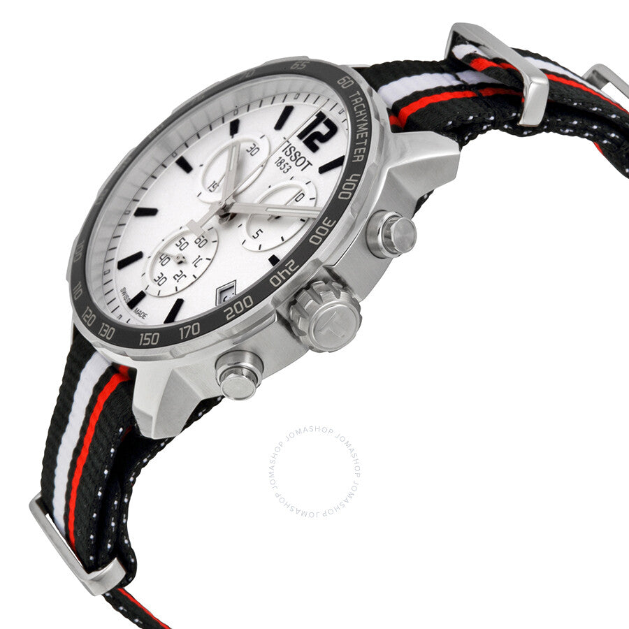 Tissot Quickster Chronograph Silver Dial Men's Watch T0954171703701 - The Watches Men & Co #2