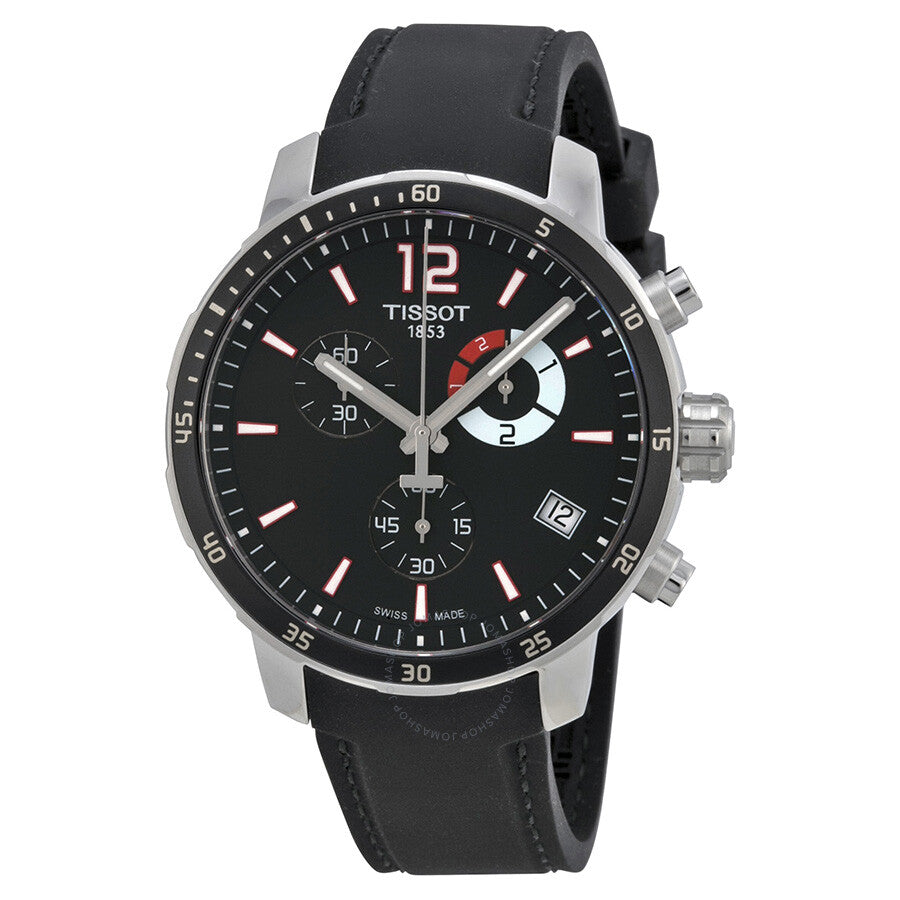 Tissot Quickster Soccer World Cup Black Dial Men's Watch T0954491705700 - The Watches Men & Co