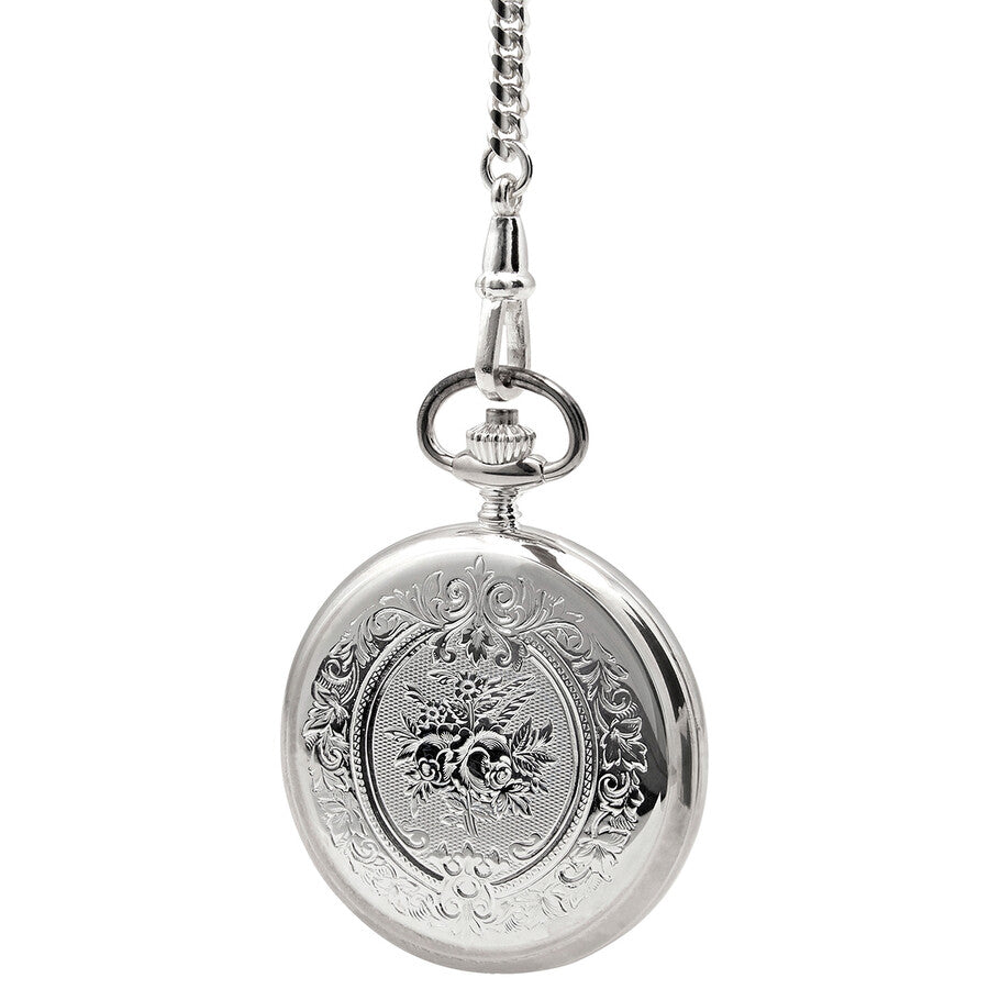Tissot Savonnette Hand Wind White Dial Men's Pocket Watch T83.1.406.12 - The Watches Men & Co #4