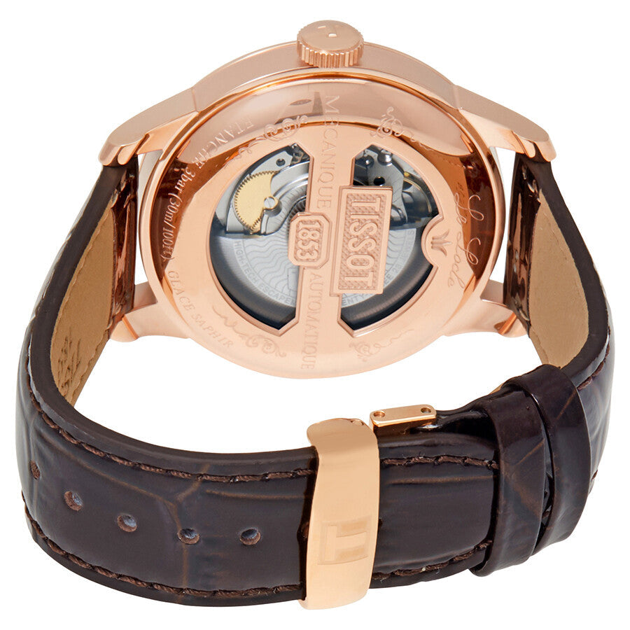 Tissot T-Classic Automatic Brown Mother of Pearl Ladies Watch T006.407.36.388.00 - The Watches Men & Co #3