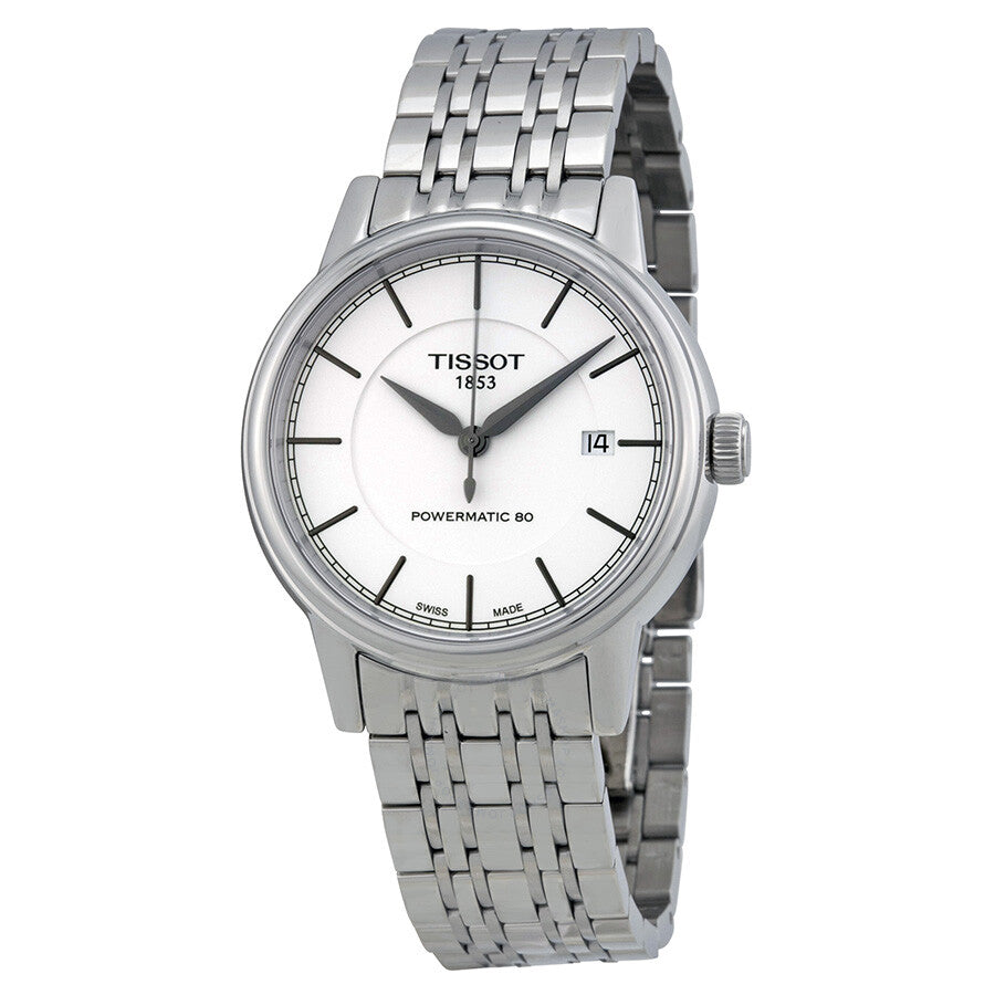 Tissot T Classic Powermatic Automatic White Dial Men's Watch T0854071101100 - The Watches Men & Co