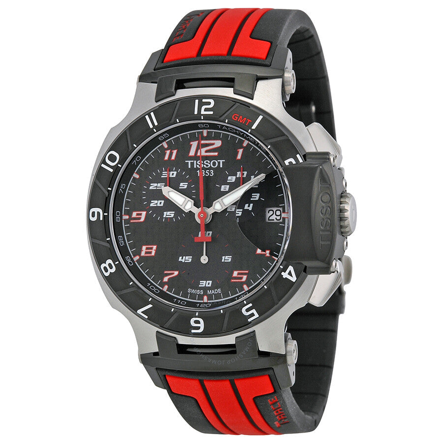 Tissot T Race Chronograph Black Dial Men's Watch T0484172720701 - The Watches Men & Co