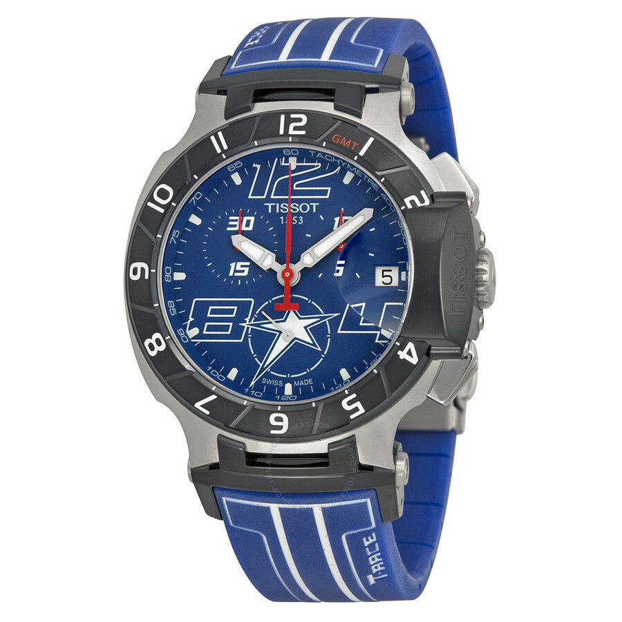 Tissot T Race Chronograph Blue Dial Men's Watch T0484172704700 - The Watches Men & Co