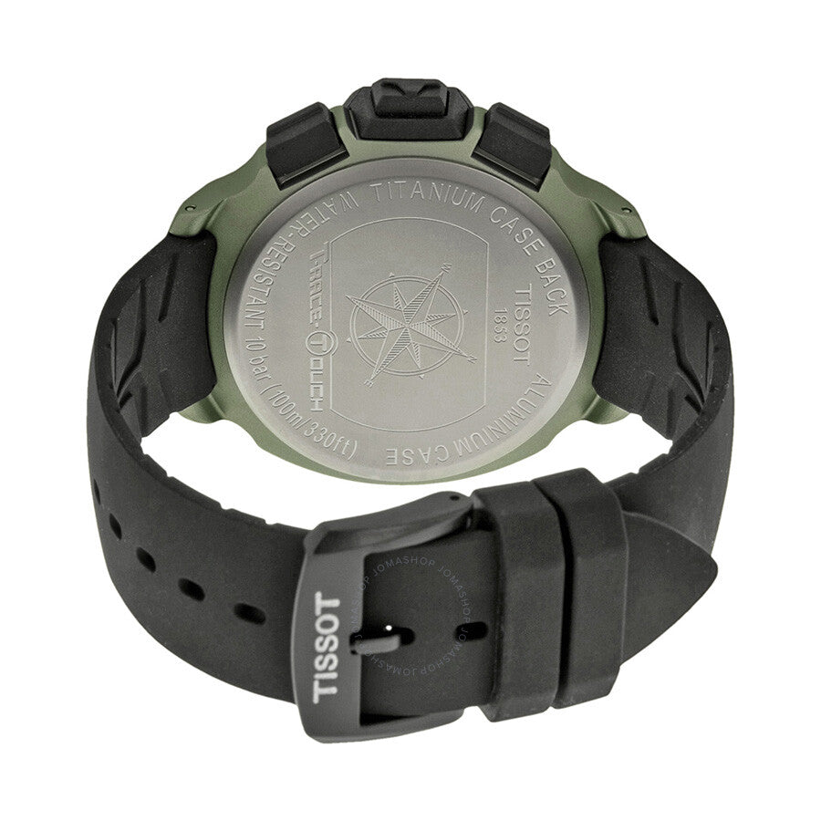 Tissot T-Race Touch Black Dial Black Rubber Men's Watch T0814209705701 - The Watches Men & Co #3