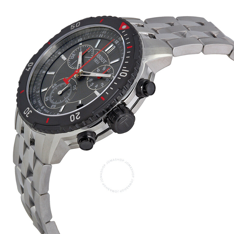 Tissot T-Sport PRS200 Chronograph Black Dial Men's Watch T0674172105100 - The Watches Men & Co #2