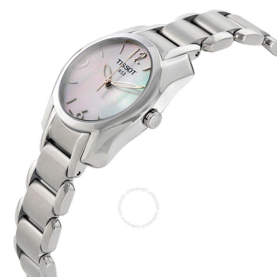 Tissot T-Wave Mother of Pearl Dial Ladies Watch T023.210.11.117.00 - The Watches Men & Co #2