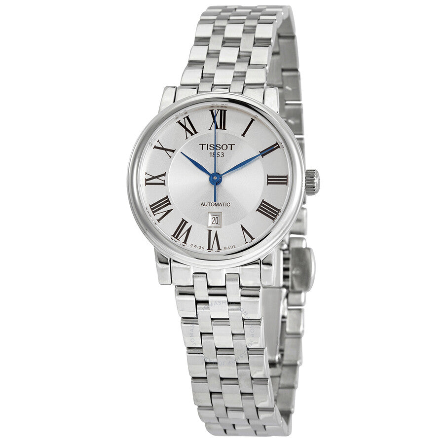 Tissot T-Classic Automatic Silver Dial Ladies Watch T122.207.11.033.00 - Dawson Watches
