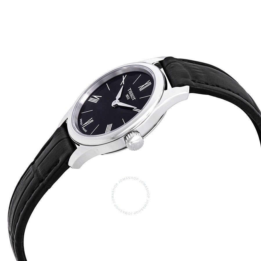 Tissot Tradition 5.5 Black Dial Ladies Watch T0630091605800 - The Watches Men & Co #2