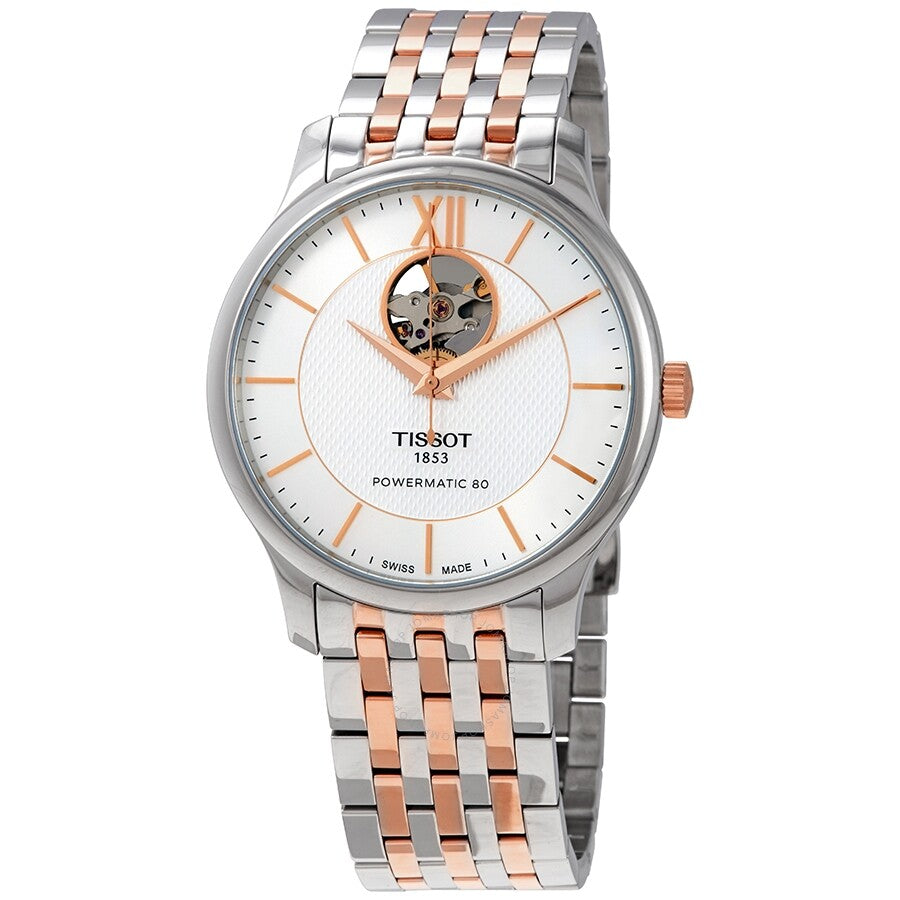 Tissot Tradition Silver Dial Two-tone Men's Watch T063.907.22.038.01 - The Watches Men & Co