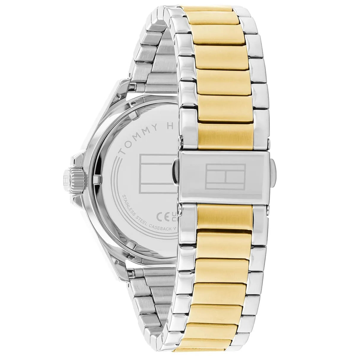 Tommy Hilfiger Baker Black Dial Two-tone Men's Watch - 1792013