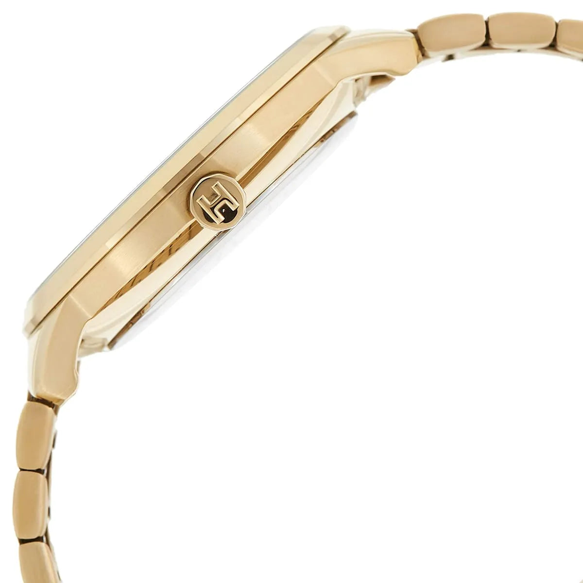 Tommy Hilfiger Hunter Multi function White Dial Gold Men's Watch - 1791609