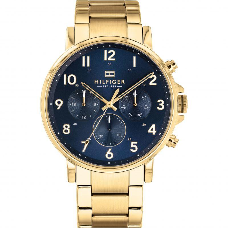 Tommy Hilfiger Multi-function Gold Steel Men's Watch 1710384 - The Watches Men & CO