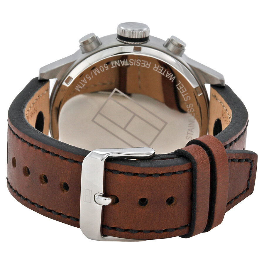 Tommy Hilfiger Trent Multifunction Brown Leather Men's Watch 1791049 - BigDaddy Watches #3