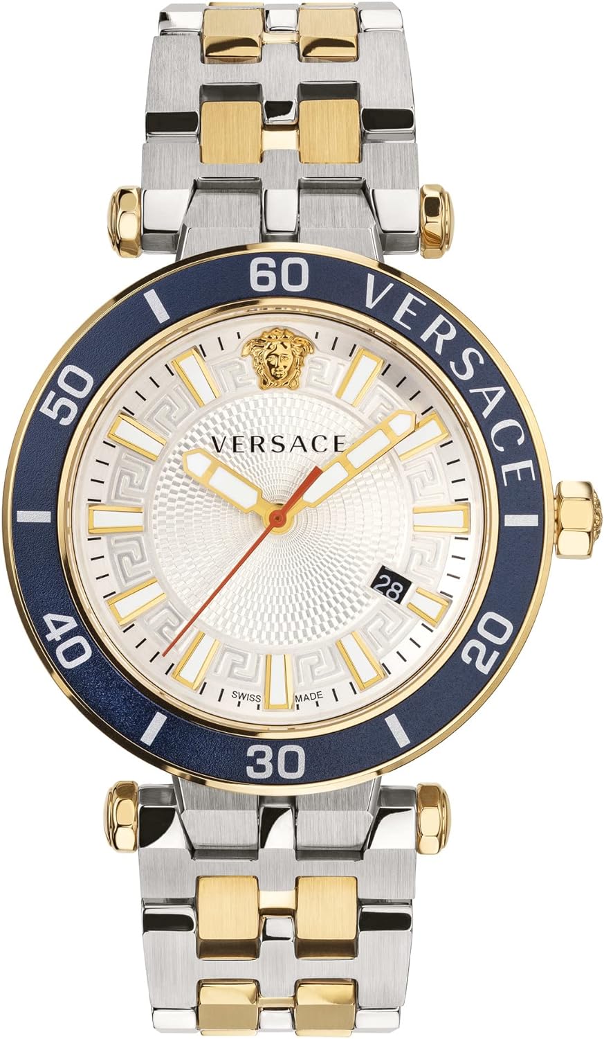 Versace Greca Sport Two-Tone Unisex Watch VEZ300521 - Kiwi Watches