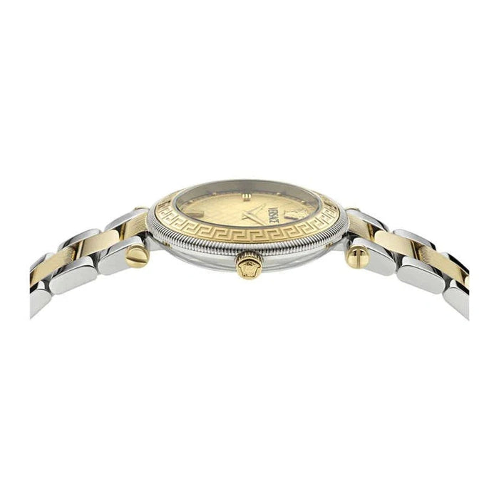 Versace Reve Gold Dial Two-Tone Steel Strap Swiss Movt Women's Watch - VE8B00324