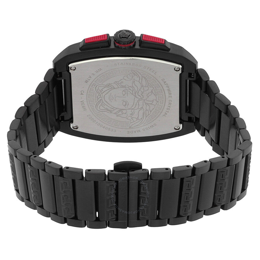 Versace Dominus Chronograph Quartz Black Dial Men's Watch VE6H00623 - Kiwi Watches #3