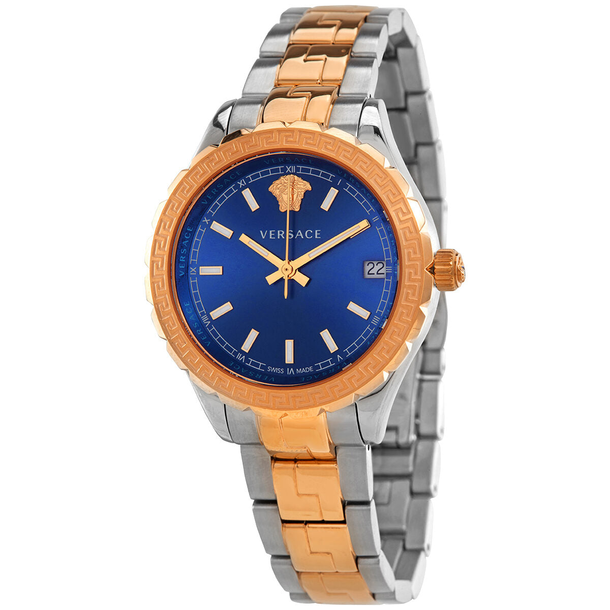 Versace Hellenyium Quartz Blue Dial Women's Watch - V12060017