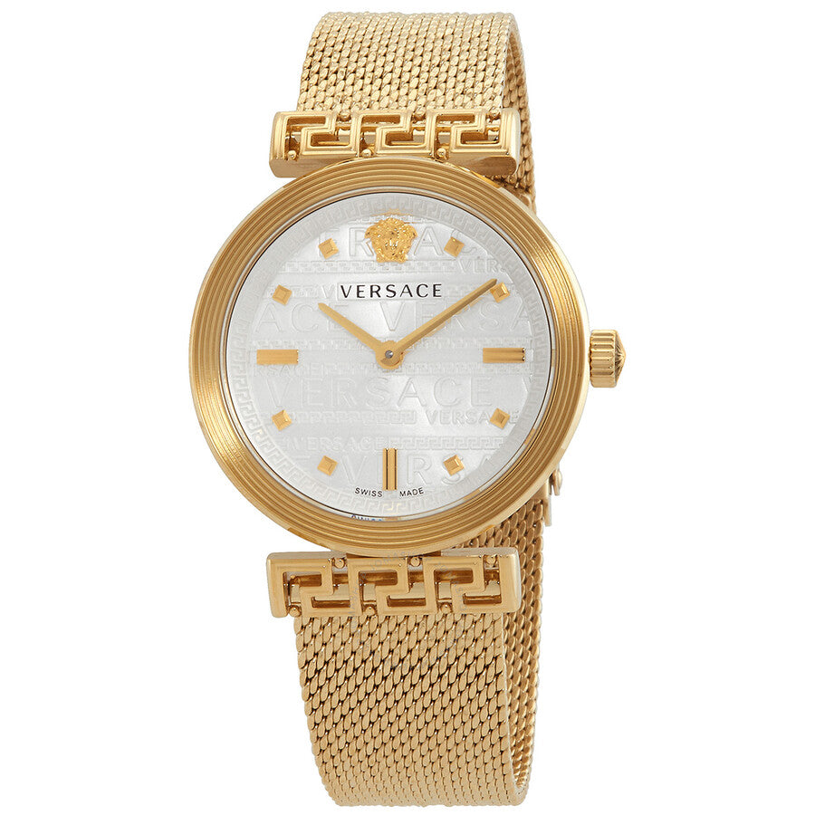 Versace Meander Quartz Silver Dial Women's Watch - VELW00820