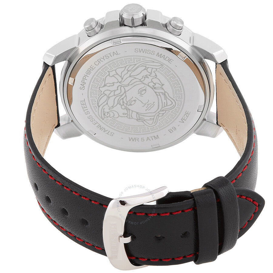 Versace New Chrono Quartz Black Dial Men's Watch VE2E00121 - Dawson Watches #3