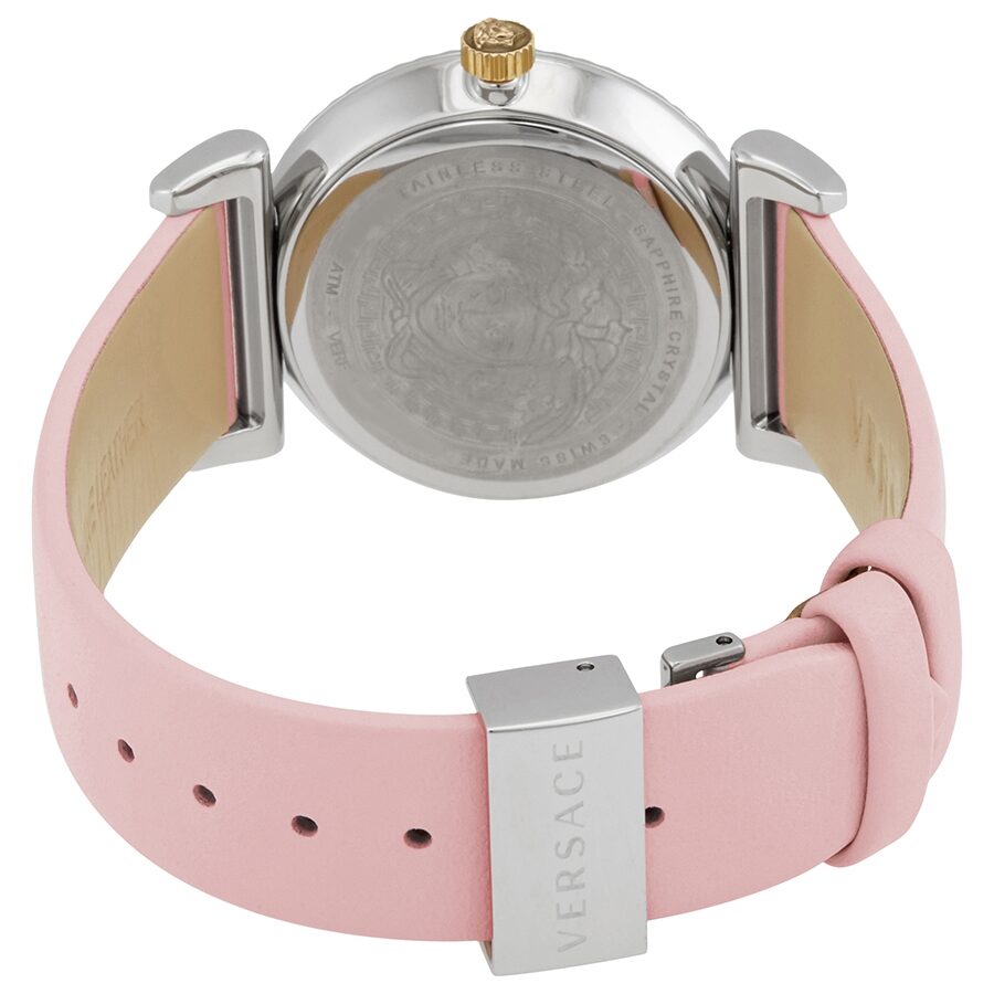 Versace V-Motif Quartz Silver Dial Ladies Watch VERE00118 - BigDaddy Watches #3