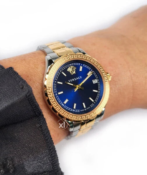 Versace Hellenyium Quartz Blue Dial Women's Watch - V12060017