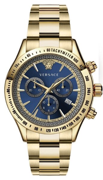Versace Chronograph Blue Dial Classic Men's Watch  VEV700619 - Kiwi Watches