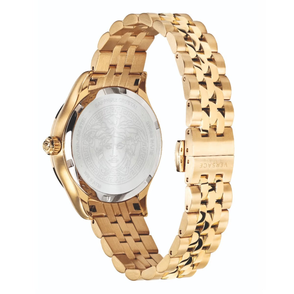 Versace Virtus All Gold Dial Gold Bracelet Watch - VEHU00720