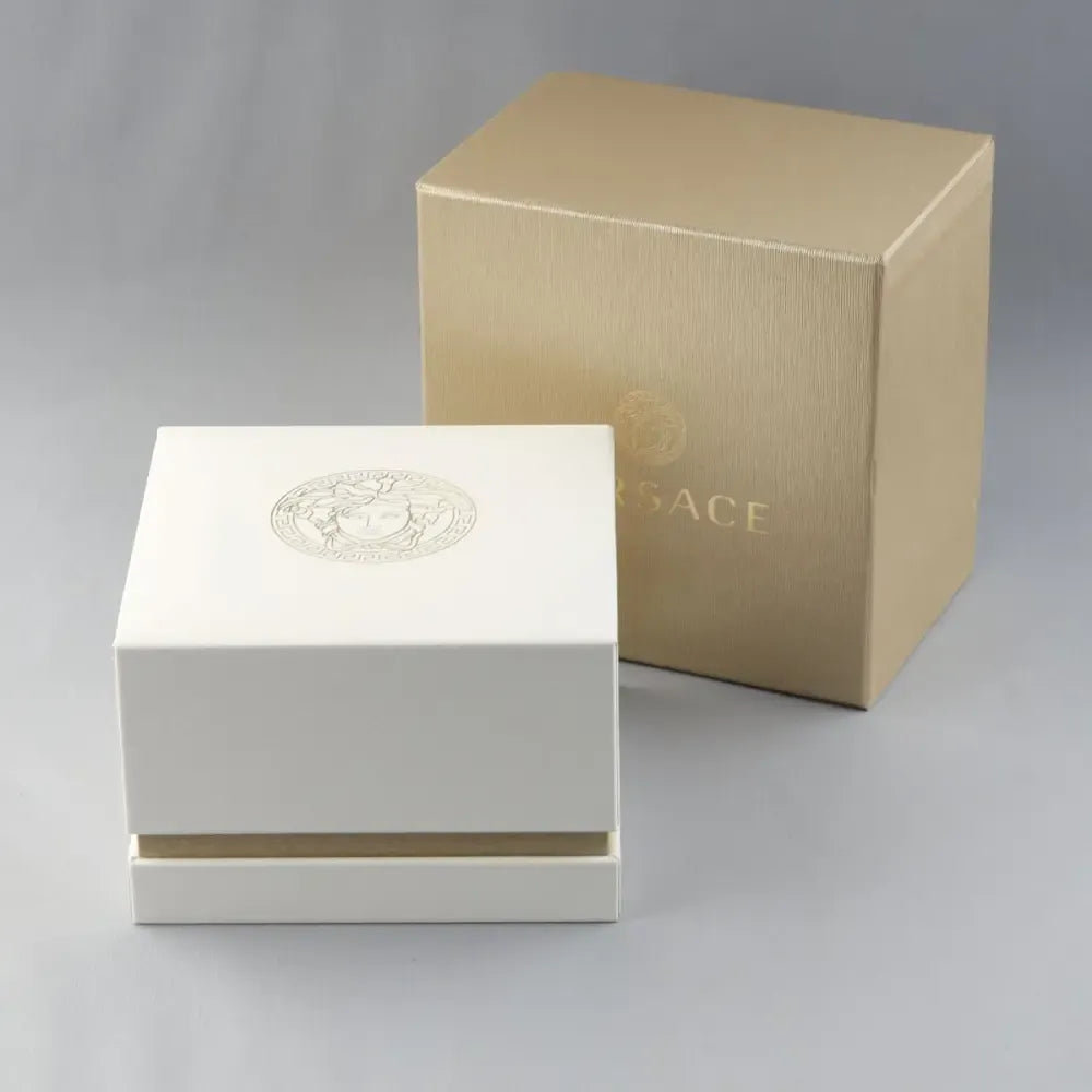 Versace Greca Logo Diver Quartz Black Dial Men's Watch - VE8G00224