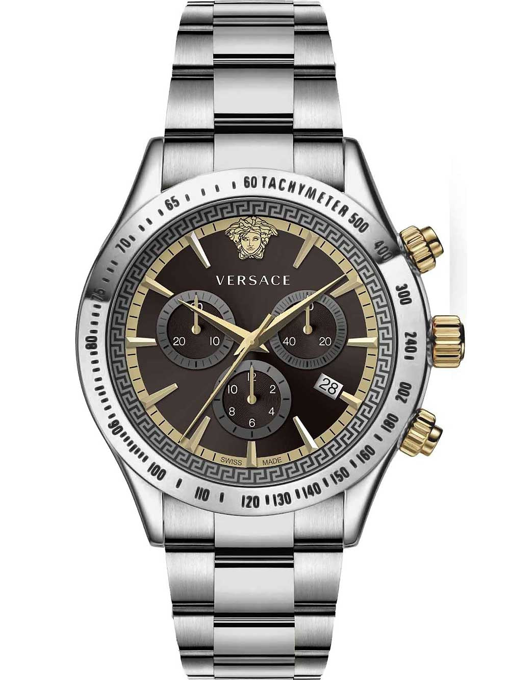 Versace Chronograph Classic Silver Men's Watch VEV700419 - Kiwi Watches