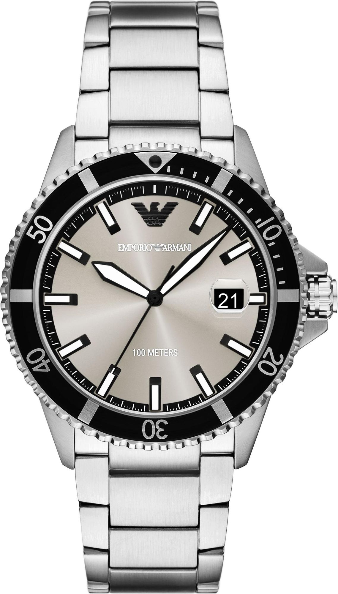 Emporio Armani Three-Hand Date Stainless Steel AR11683