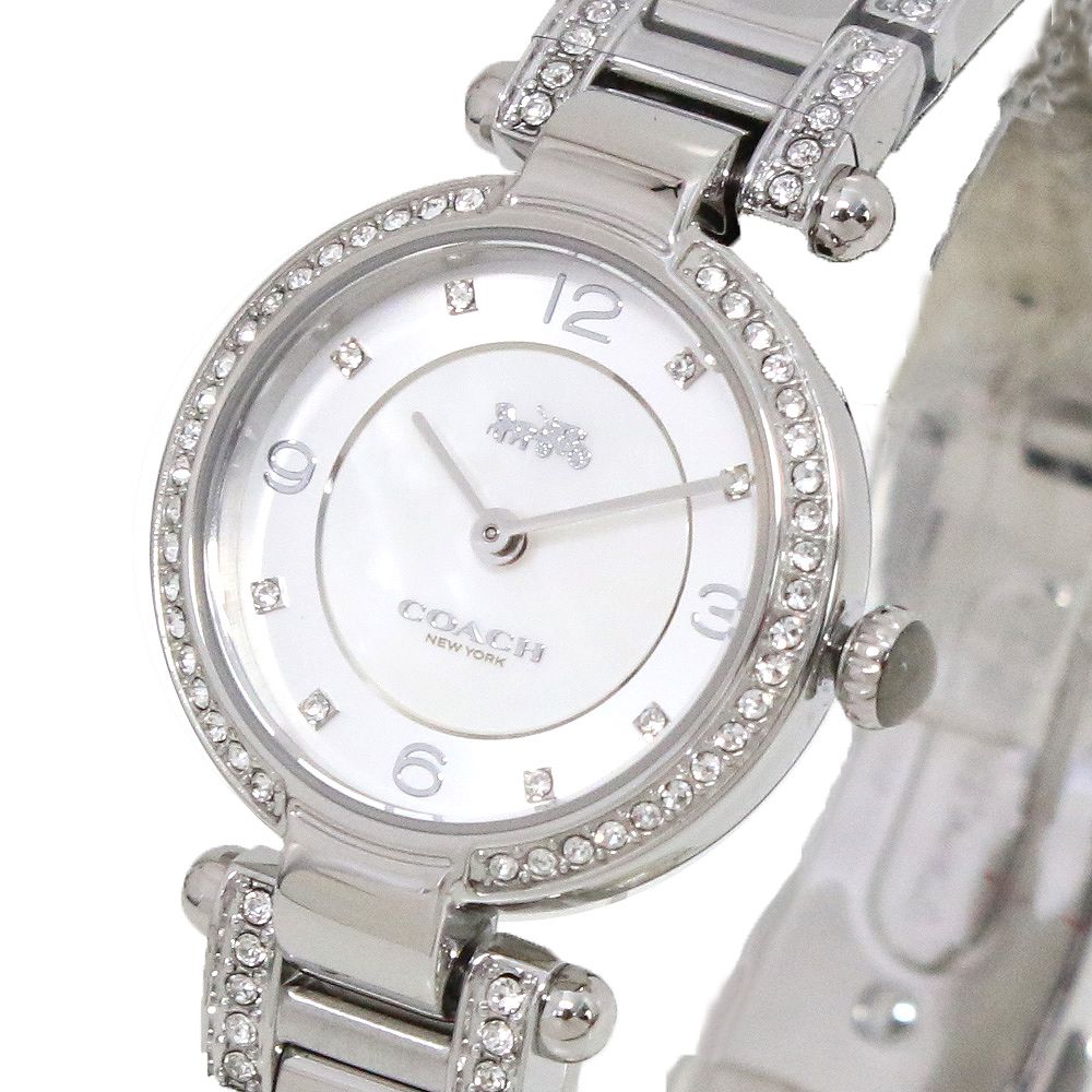Coach Cary Crystal Silver 26mm Women's Watch 14503837 - Dawson Watches #2