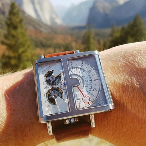 Xeric Soloscope Limited Edition Automatic Silver Mechanical Watch - Dawson Watches