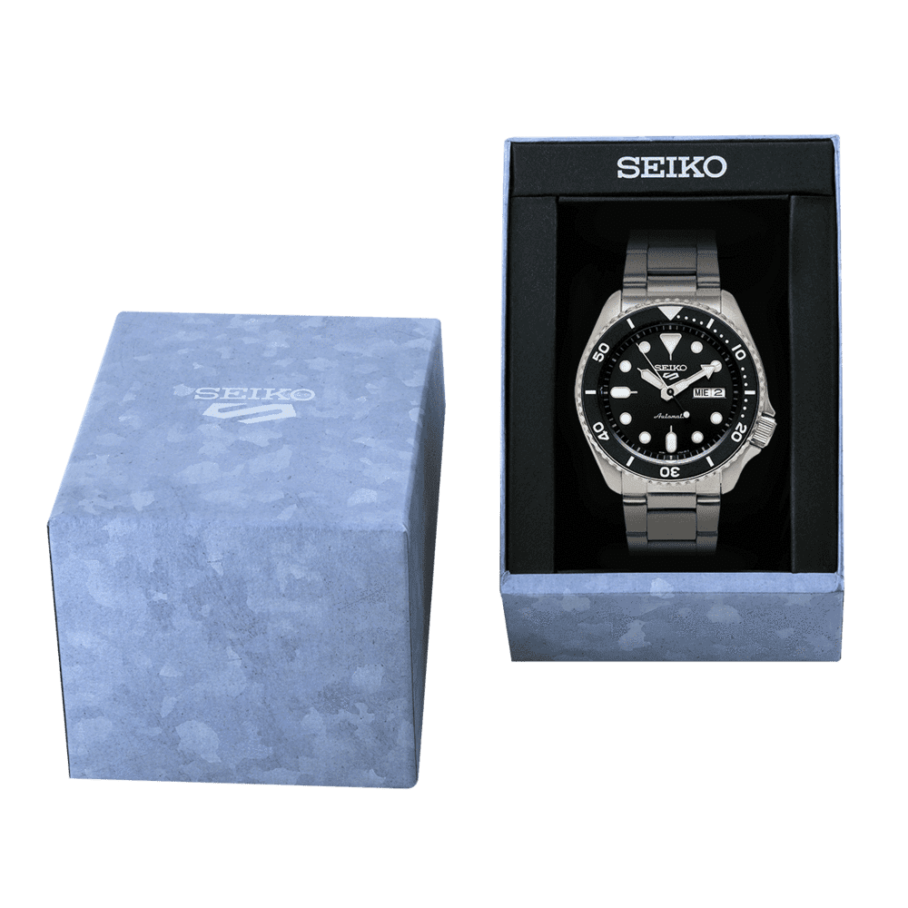 Seiko 5 Sports Automatic Black Dial Watch SRPD55K1