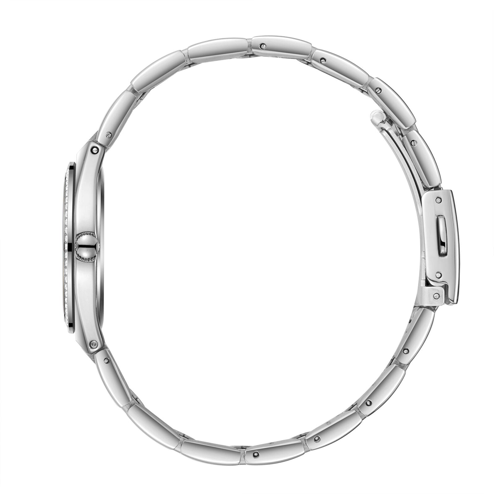 Slazenger Crystals White Dial Two Tone Watch - SL.09.2590.3.220