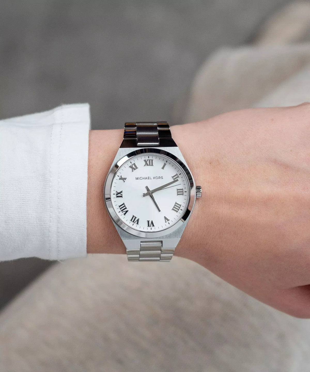 Michael Kors Lennox Silver-Tone Women's Watch - MK7393
