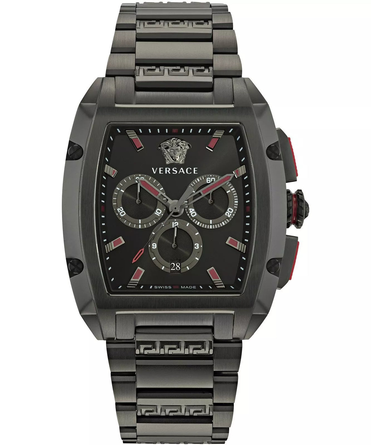 Versace Dominus Chronograph Quartz Black Dial Watch VE6H00623