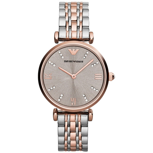 Emporio Armani Classic Grey Dial Ladies Watch AR1840