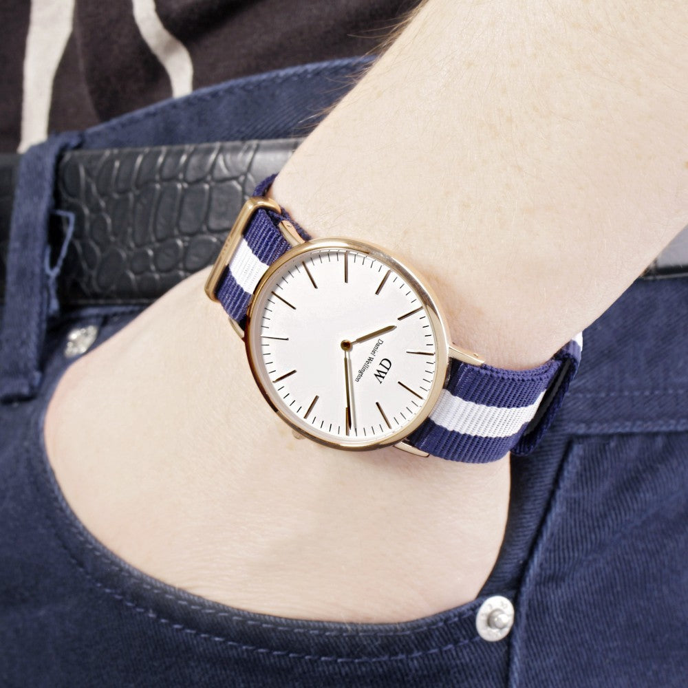 Daniel Wellington Classic Glasgow 40mm Men's Gold Watch DW00100004